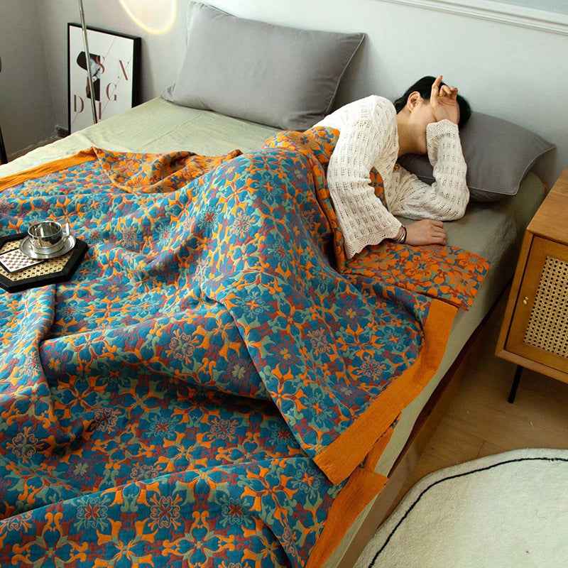 Pure Cotton Luxury Three-layer Cotton Blanket